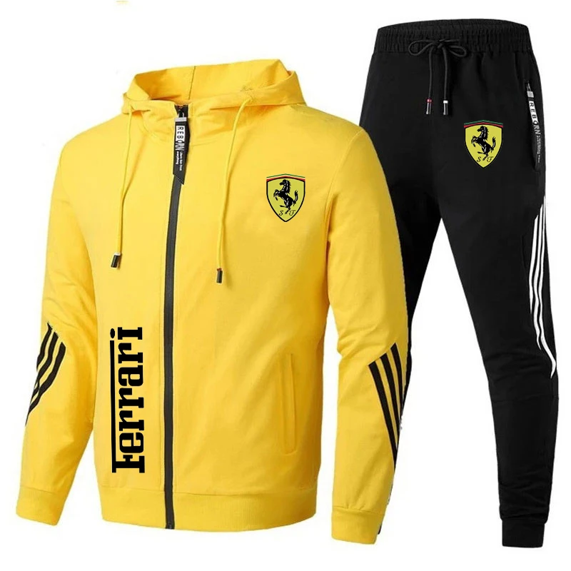 

2021 New Print Tracksuit Men Thermal men's sets Sportswear Sets Cotton Hoodie+Pants tracksuit men sport suit set S-XXXL