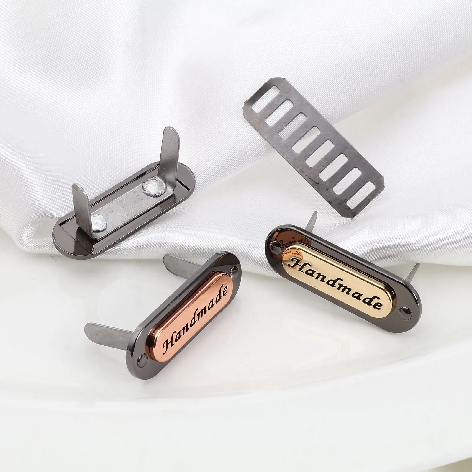 

Металлические этикетки ручной работы с надписью, 3 набора