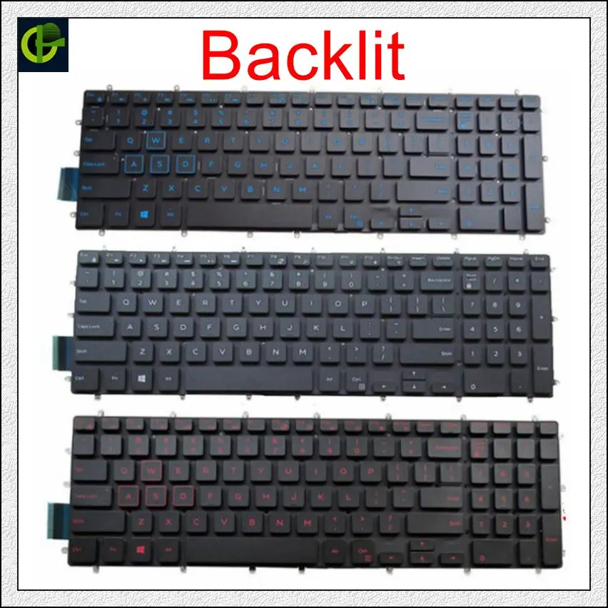 Английская клавиатура с подсветкой для Dell G5 15 5587 5590 G7 7588 7790 игровая ноутбука