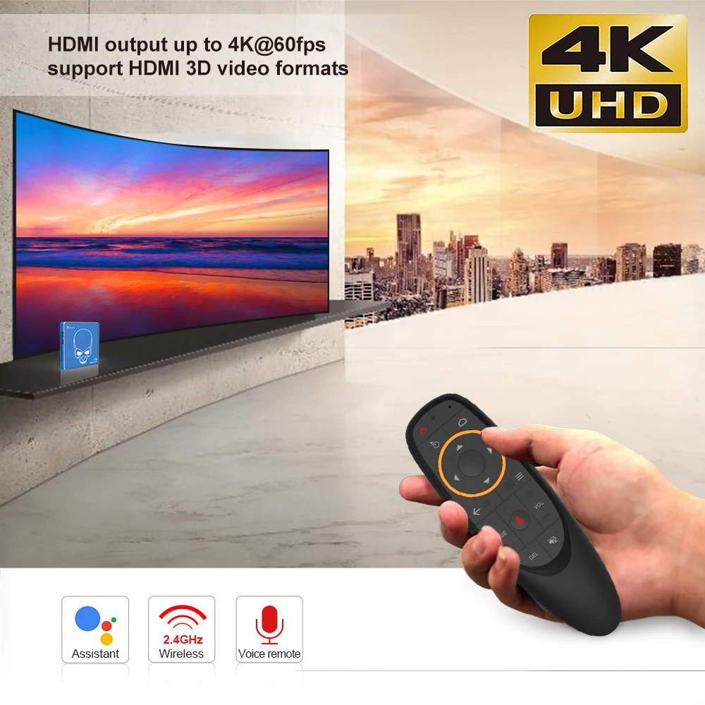 Beelink GT King Pro Amlogic S922X H Android 9 0 Smart Tv Box DDR4 4 Гб 64 2 4G 5 8G Wifi 1000M 4K медиаплеер VS AM6