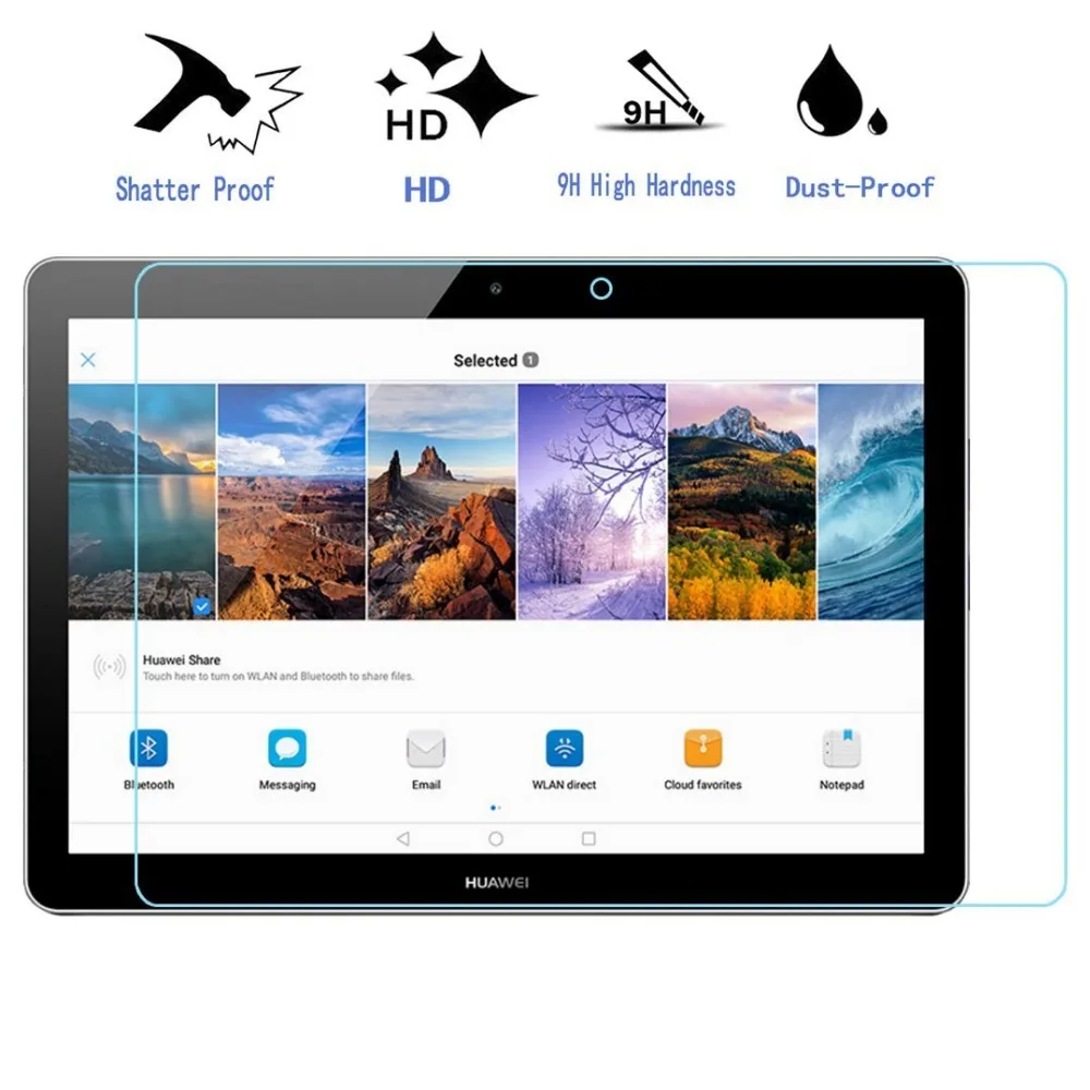 Защитное стекло для экрана закаленное Huawei MediaPad T3 10 AGS-L09 9 6 дюйма Honor Play Pad 2 защитная