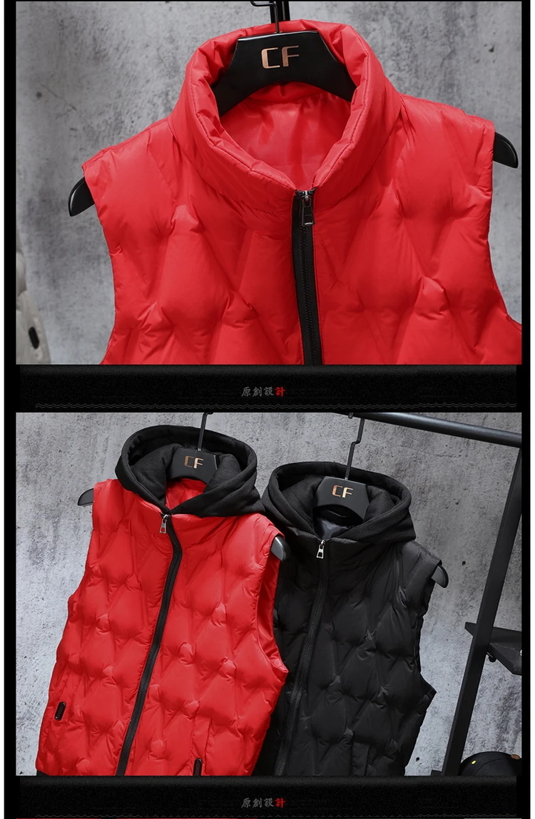 Мужской повседневный Свободный жилет большие размеры L XL 2XL 3XL 4XL 5XL для зимы |