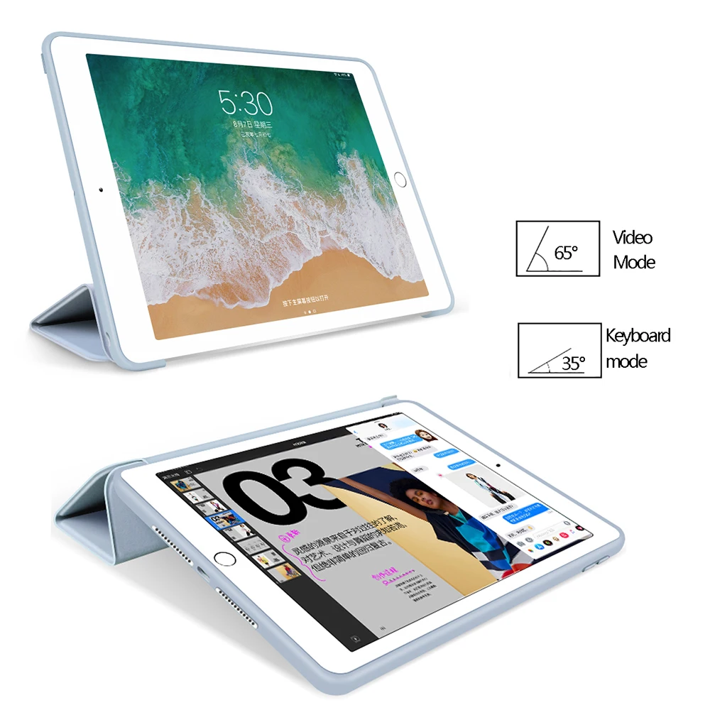Мягкий силиконовый чехол для Tablet IPad Mini 5 2019 релиз A2133 A2124 A2125 A2126 Funda стенд Смарт
