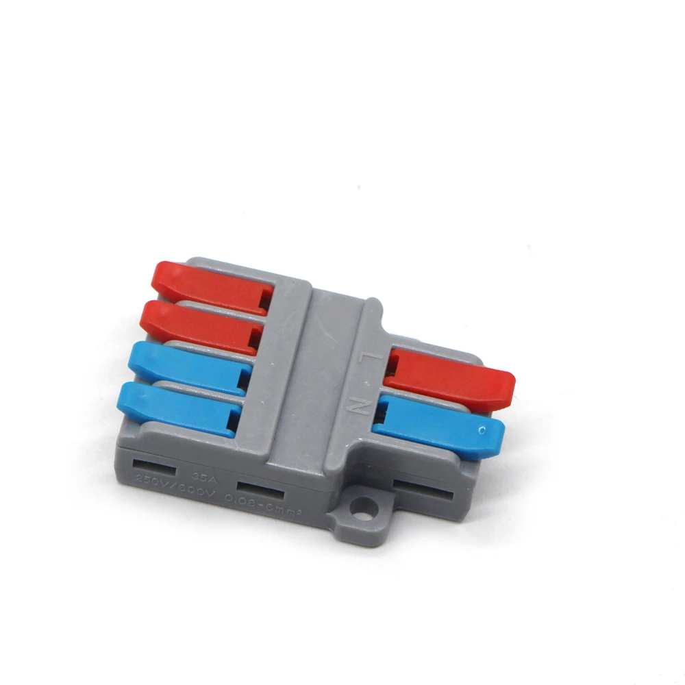 Быстроразъемный Электрический многопроводный соединитель 2-4 6 универсальный