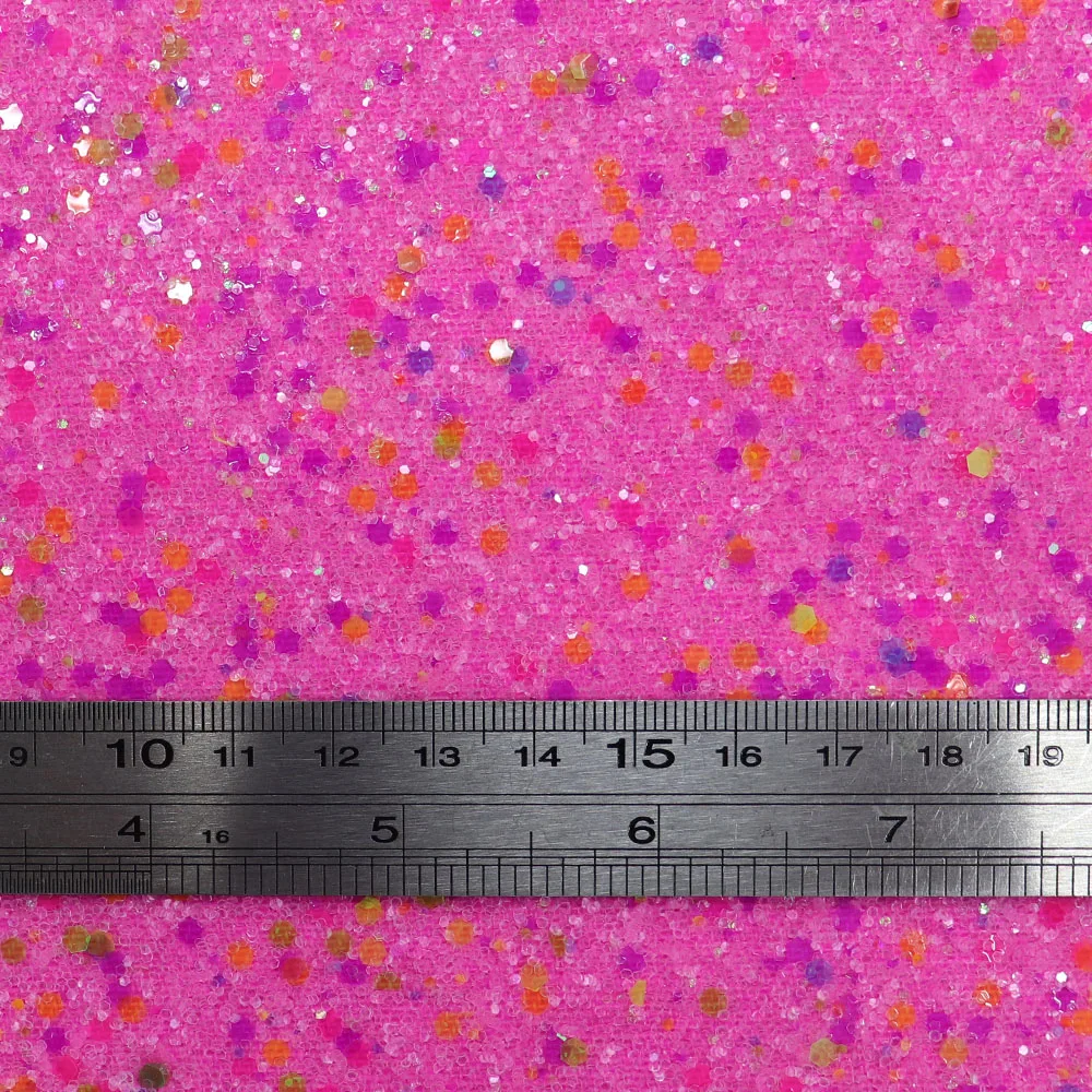 Яркие большие блестящие серьги с саржевой подкладкой 30x134 см