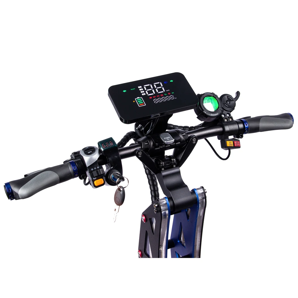 Verkauf FLJ SK3 Pro 72V 7000W E Roller Und 60v/6000wv Starke Leistung 11 Zoll Dual Motoren E Bike Faltbare Top Design Elektrische Roller