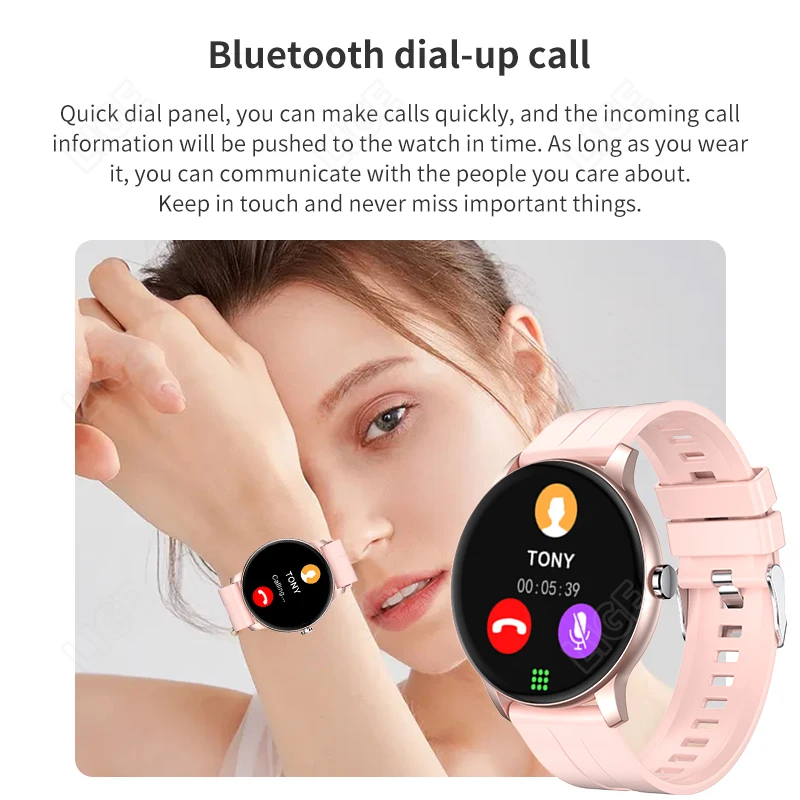 Смарт-часы LIGE с Bluetooth пульсометром и тонометром | Электроника