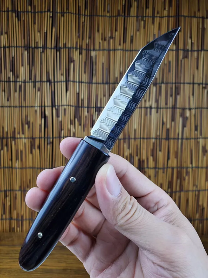 Japanese Damascus steel 60HRC Sheath Small Knife Letter Opener Sharpness Supply EDC tools | Инструменты