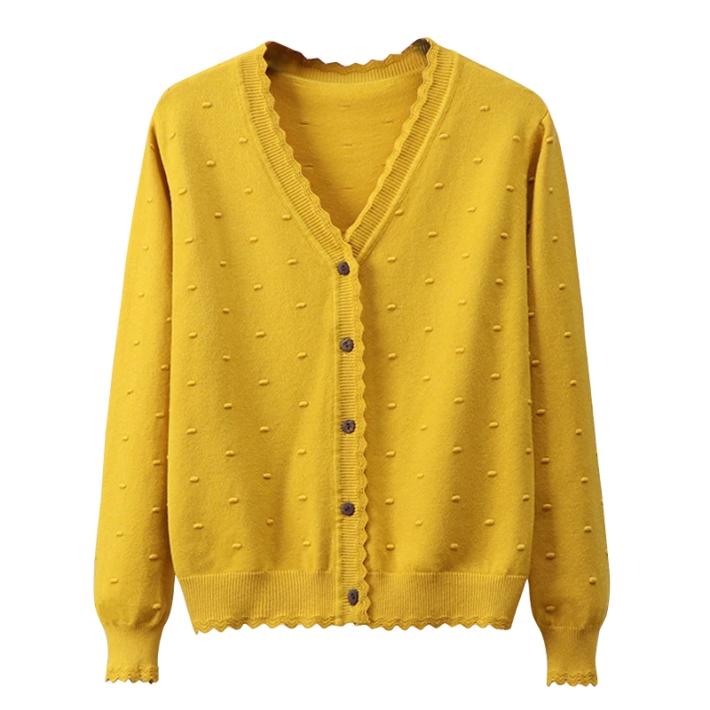 Кофта женская трикотажная в рубчик с V-образным вырезом |