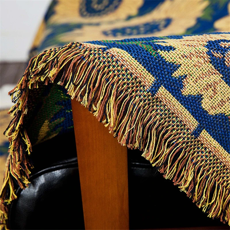 Одеяло в сельском стиле Юго Восточной Азии Bubble Kiss нескользящее утолщенное