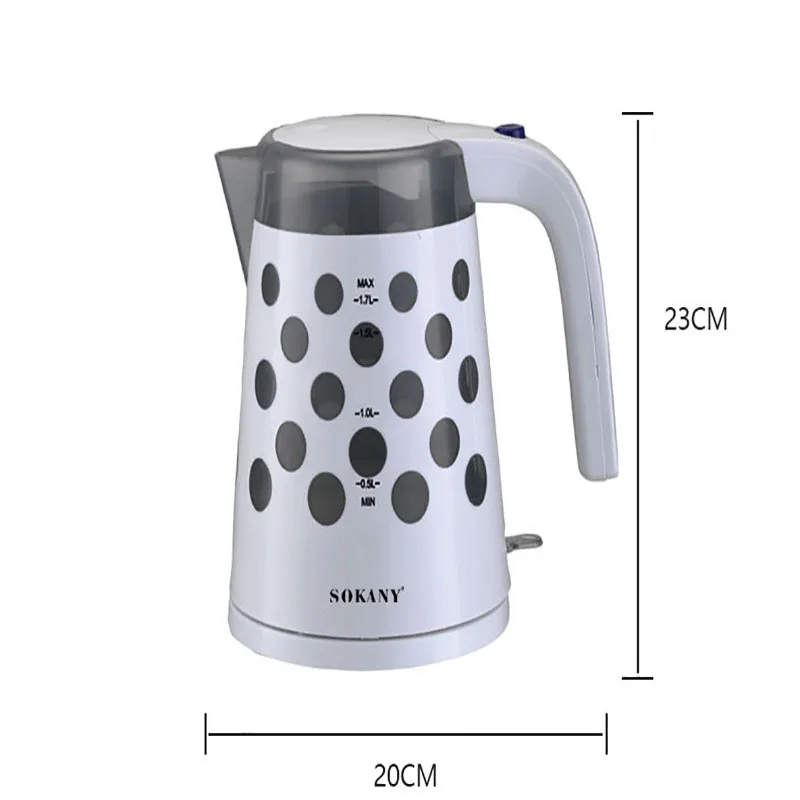 Электрический чайник с подогревом воды макс. 1 7 л 2 цвета | Бытовая техника