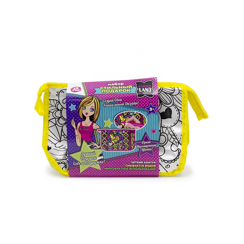 Игровой набор &quotСтильный подарок&quot LAPULLIkids сумочка с фломастерами арт.