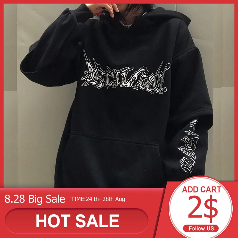 Rosetic Harajuku BF стильные женские толстовки с капюшоном зимние толстые Топы