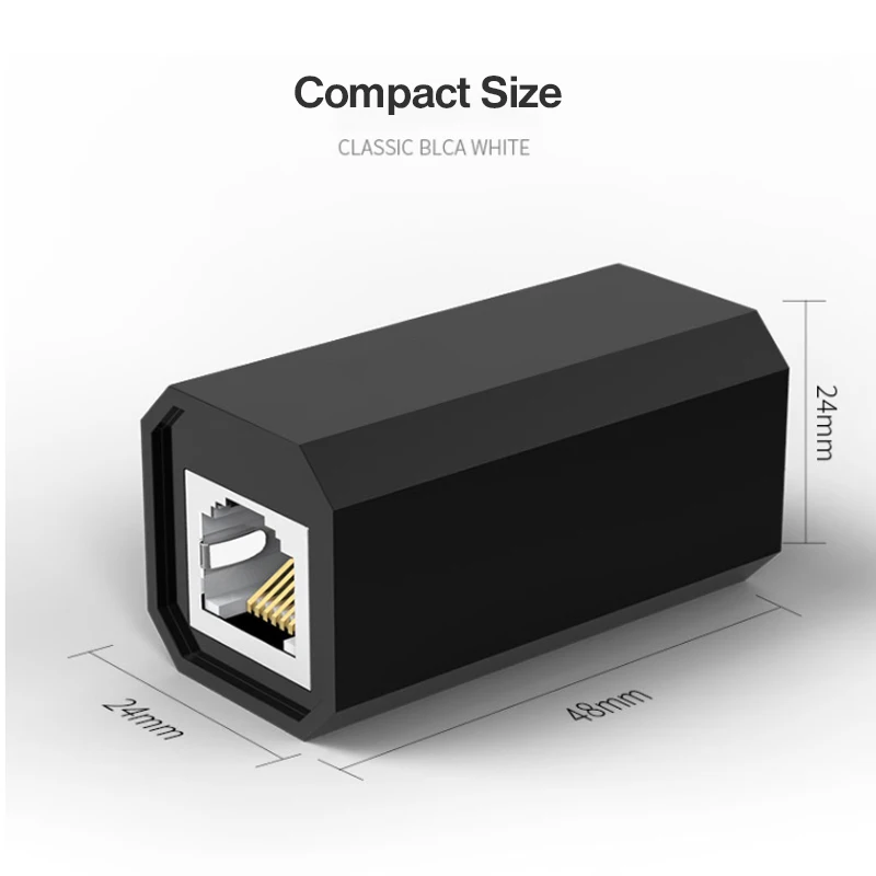 Адаптер Ethernet 8P8C RJ45 Lan 3 шт. удлинитель кабеля Cat 7 подключение к Интернету разъем
