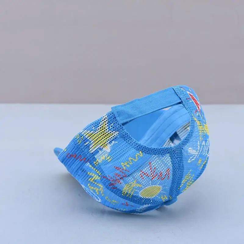 

Spring Summer Print Mesh Cotton Casquette Baseball Cap Adjustable Snapback Hats for Child Boy and Girl 111
