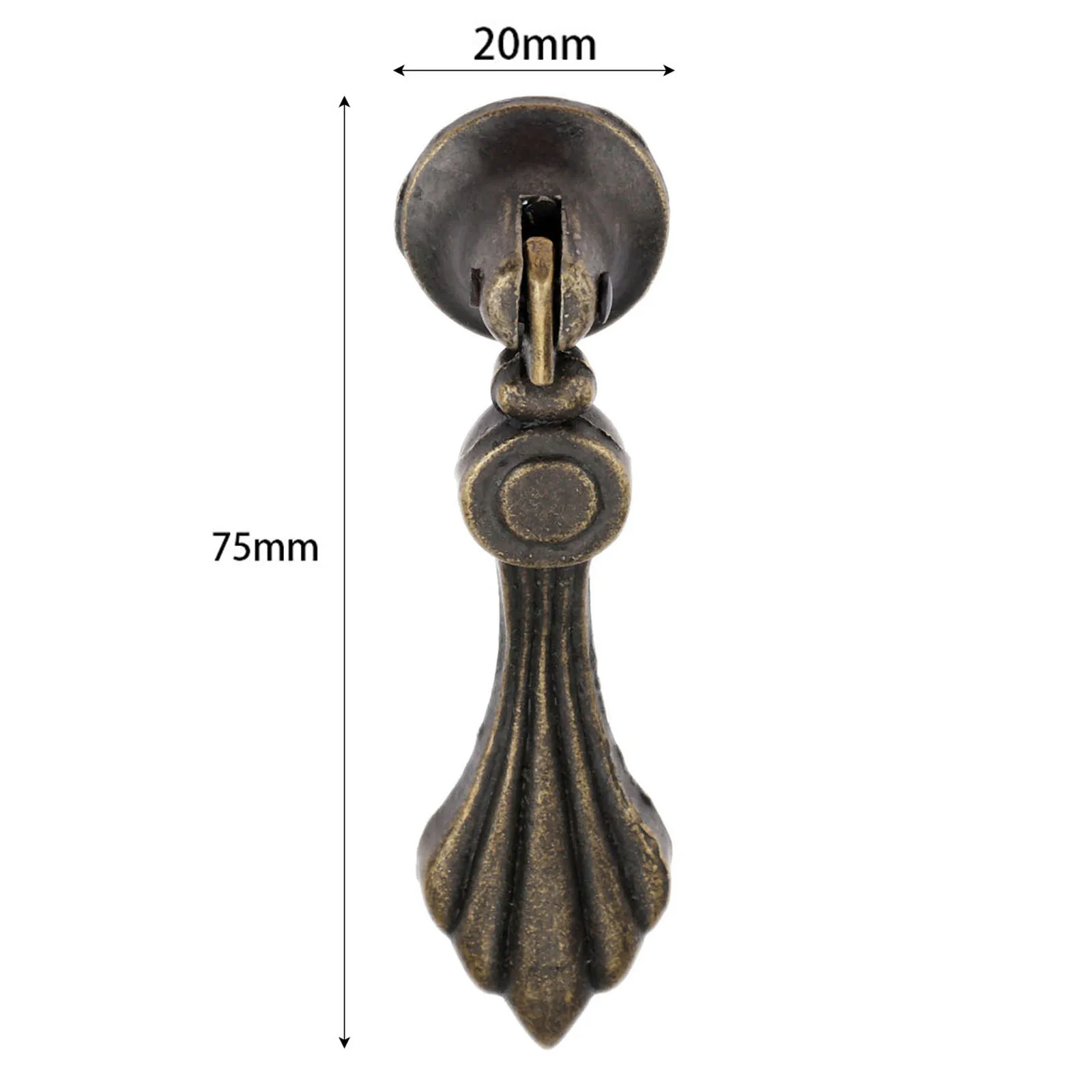 1 шт. ручка из античной бронзы для китайской мебели 75 х20 мм | Обустройство дома