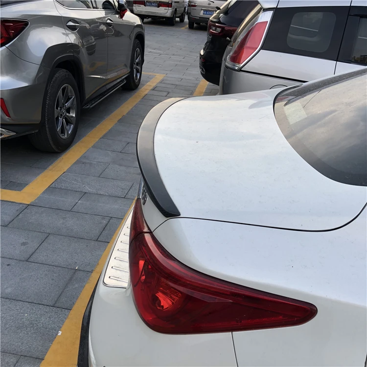 Спойлер для Infiniti Q50 автомобильный спойлер из углеродного волокна заднего крыла