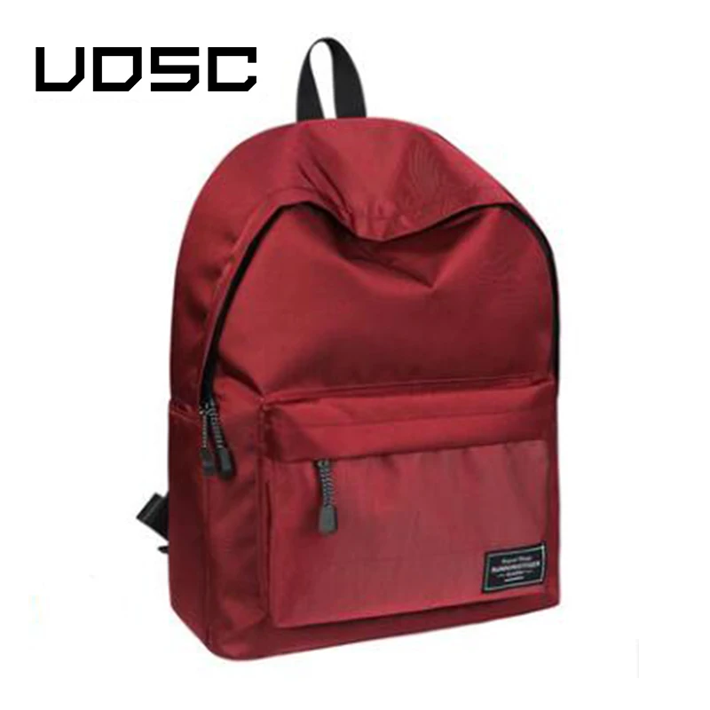 Винтажный холщовый рюкзак UOSC школьные ранцы для девочек и мальчиков-подростков