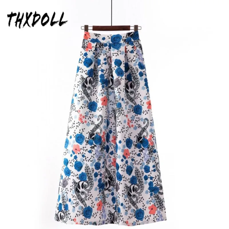 Африканская юбка полиэстер Повседневная Этническая Женская в горошек длина до