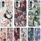 Мягкий чехол для телефона Game Genshin Impact, чехол для Xiaomi Redmi Note 10 Pro, 10S, 9S, 9, 8 Pro, 8T, 8A, 9A, 9C, 7, 7A, 6, 6A, K20, K30, чехол