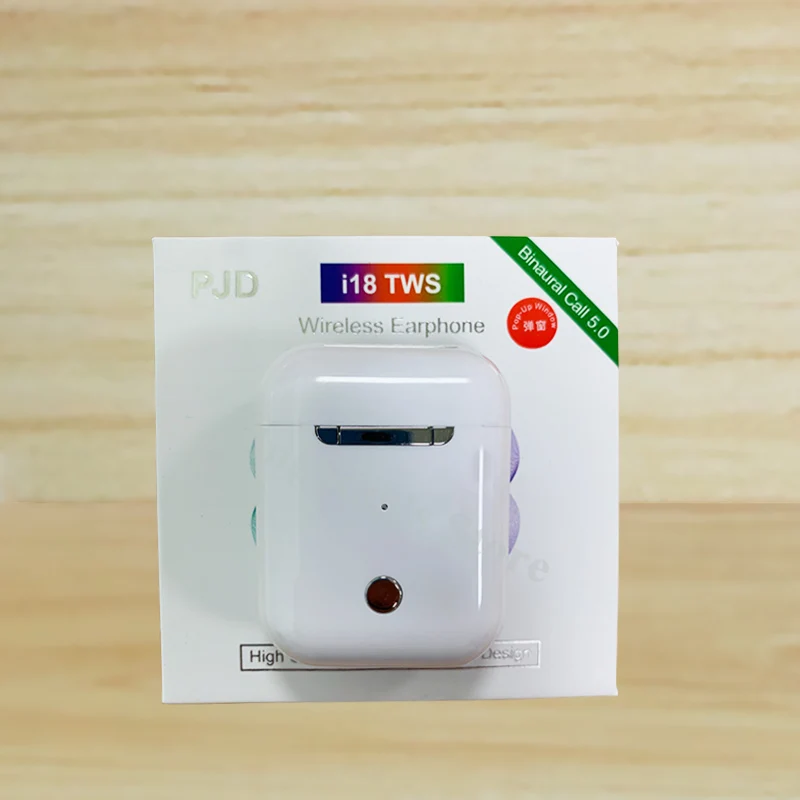 i18 наушники-вкладыши TWS с Беспроводной Bluetooth 5,0 наушники 3D звук гарнитуры сенсорный экран, наушники-вкладыши, наушники Динамик для андроид Iphone Xiaomi huawei