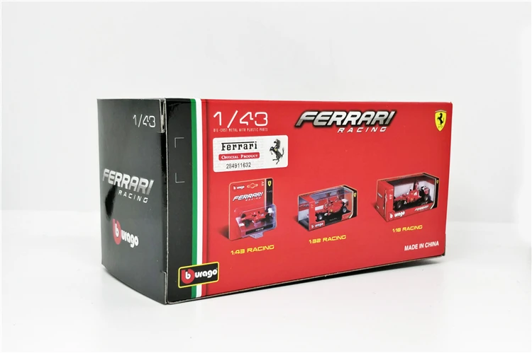 BBurago 1:43 F1 SF90#5 Sebastian Vettel#16 Charles Leclerc нормальная версия Formula one гоночный литой автомобиль