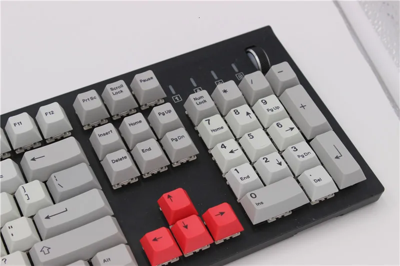 Мини-клавиатура Dye Sub Keycaps гранитный цвет для механической клавиатуры Вишневый японский корень черный шрифт Pbt Keycap Teclado