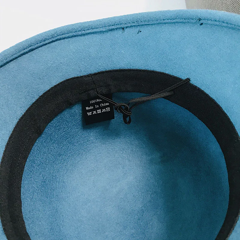 Винтажная шерстяная фетровая шляпа Fibonacci элегантные женские шляпы женская