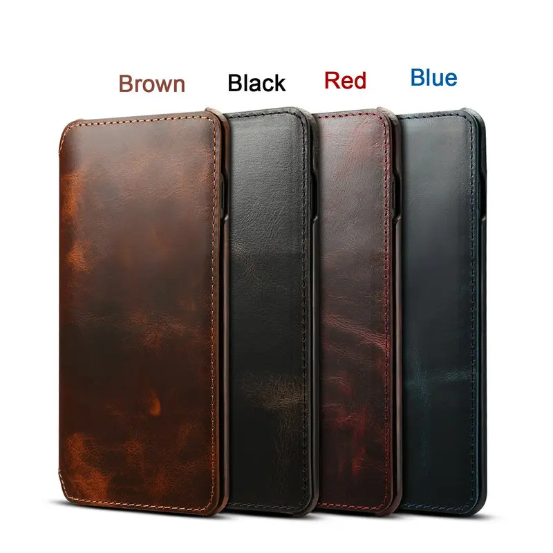 Чехол книжка из натуральной кожи для Samsung Galaxy S10|Чехлы-портмоне| |