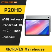 teclast p20hd 10 1 android 10 tablet 1920x1200 sc9863a octa core 4gb ram 64gb rom 4g network ai speed up tablets pc dual wifi