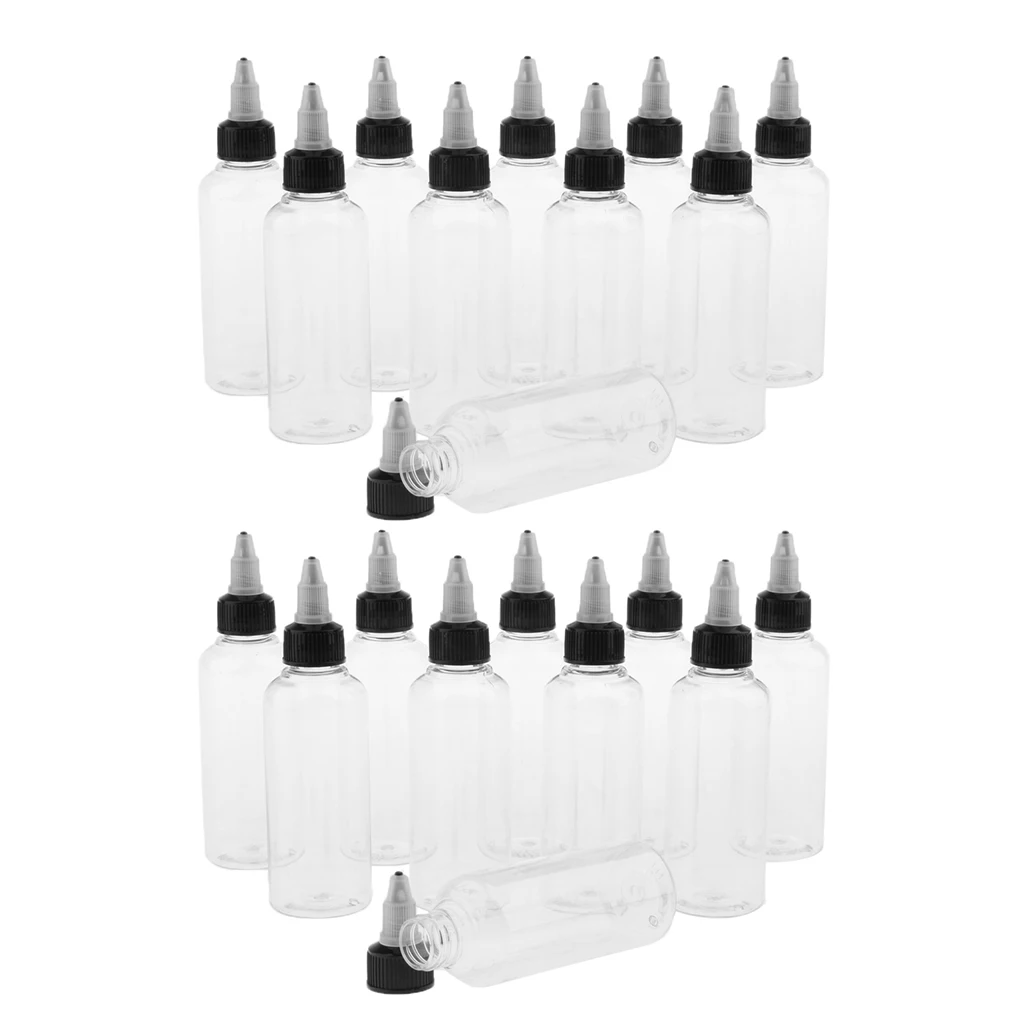 20 шт. пластиковые жидкие чернила 100 мл пигментные краски пустые отжимные