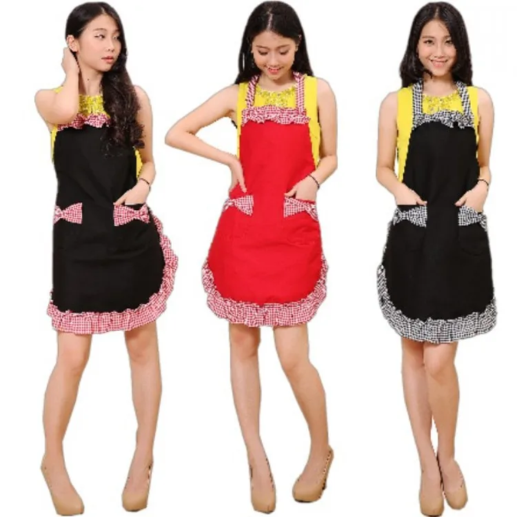 

2021 spring and autumn new family apron Kitchen Apron