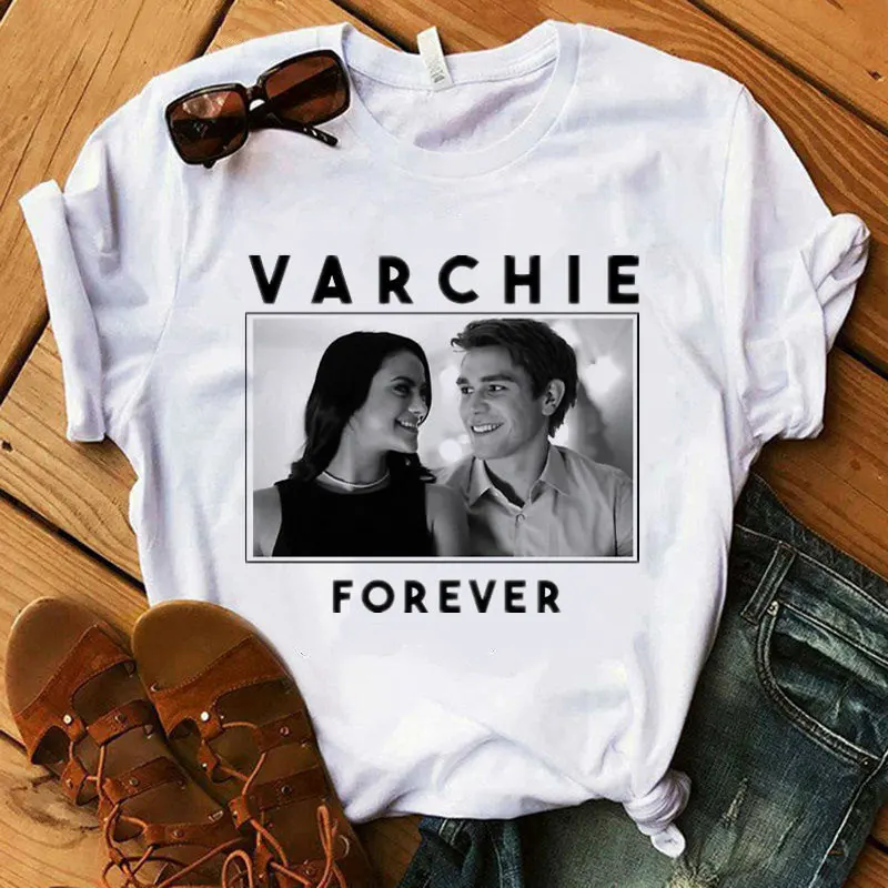 2020 летние ривердейл футболка женская мода мультфильм печатных уличной одежды