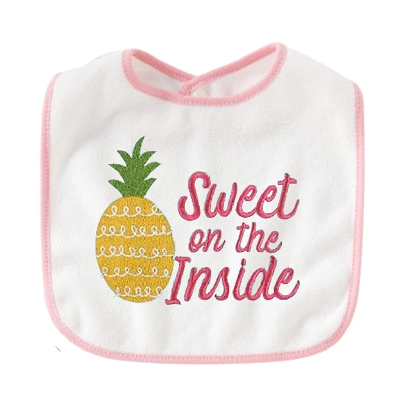 Impermeable infantil comer dibujo de los ni&ntilde;os sin mangas de beb&eacute; baberos Bandana Baberos adorables para beb&eacute; suave de algod&oacute;n babero beb&eacute; comida eructo bonita Eva Cl-2