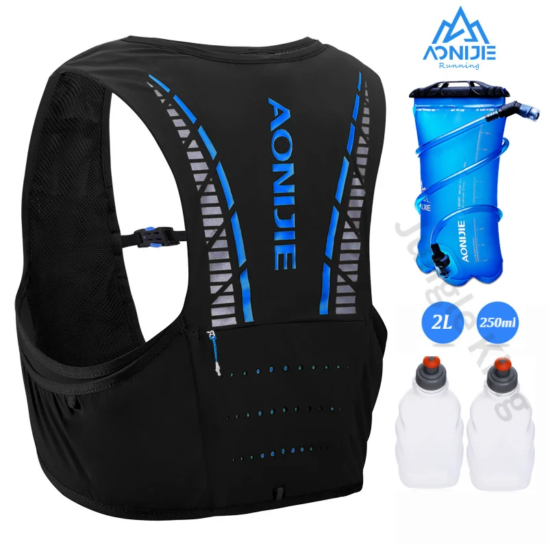 AONIJIE C933 5L Hydration Pack 250ml 2L Rucksack Bag Vest Harness Water Bladder Hiking Camping Running Marathon Race Climbing