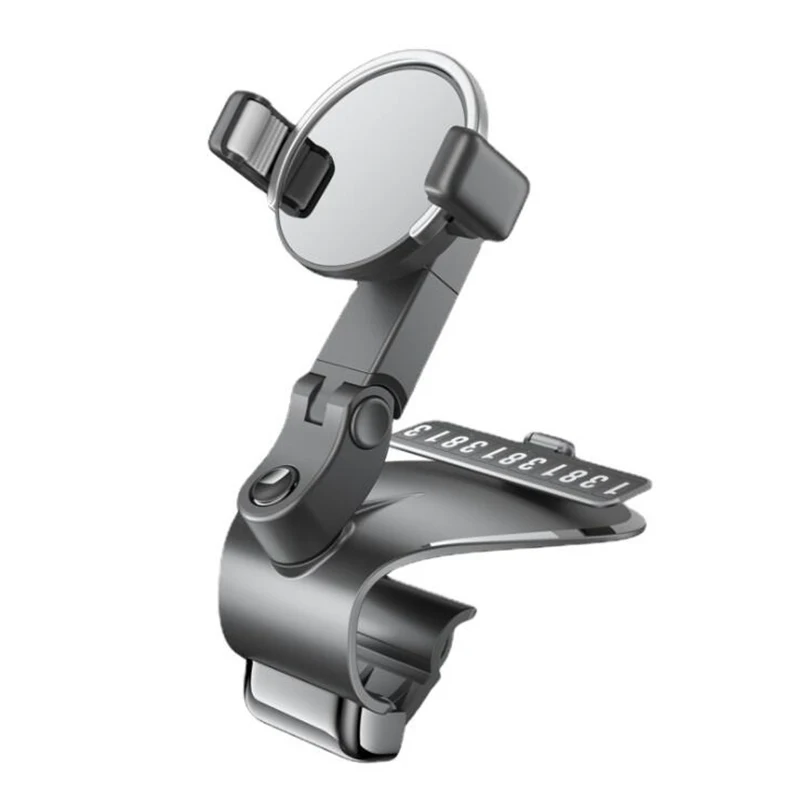 

Автомобильный держатель для телефона на 360 градусов, универсальная стойка для телефона, держатель для приборной панели автомобиля, фиксиро...