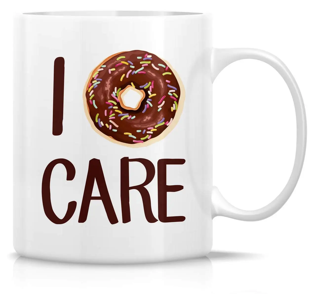 Забавная кружка I Don't Donut Care 11 Oz керамические кофейные кружки|Кружки| |