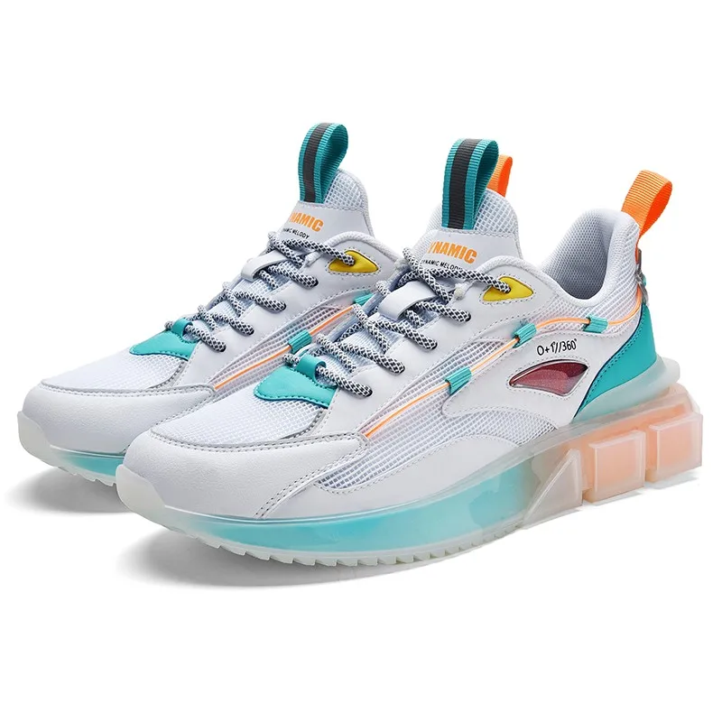 

Men's sports shoes, fashion , comfortable, breathable, men's shoes, mesh lace-up casual sports shoes