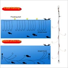 Baitholder стальная приманка для поводка, двойной рыболовный крючок для ловли нахлыстом, набор лески для рыболовных крючков с леской, гирлянда из углеродистой стали для ловли карпа