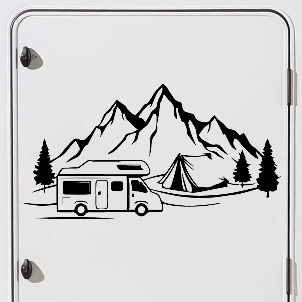 

Car Door Mountain Car Sticker Hood Tailgate Side Window Decal Car Sticker Decoration Sweet Auto Sticker Decal Decorate Sticker