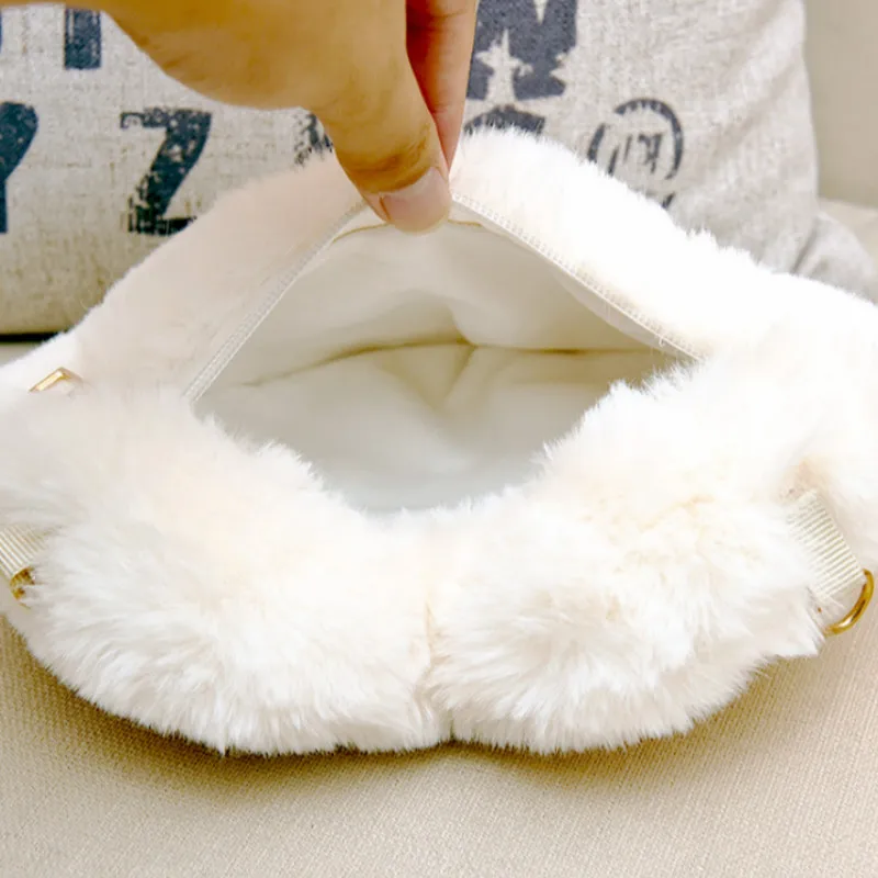 

Korean Fashion Joker Shoulder Bag Cute Plush Chain Bolsa Feminina New 2019 Sac A Main Femme Bolsos Mujer Women Messenger Bags