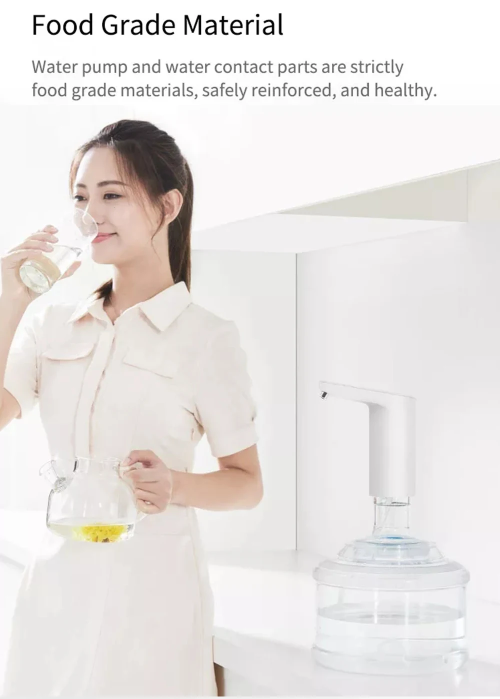 Xiaomi Mijia Xiaolang автоматический Tds мини-прерыватель водопроводный насос перезаряжаемый Электрический водяной Preventor