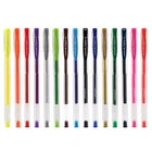 12 шт., шариковая ручка с гелевыми чернилами, 0,50,70,8 мм, 15 цветов на выбор