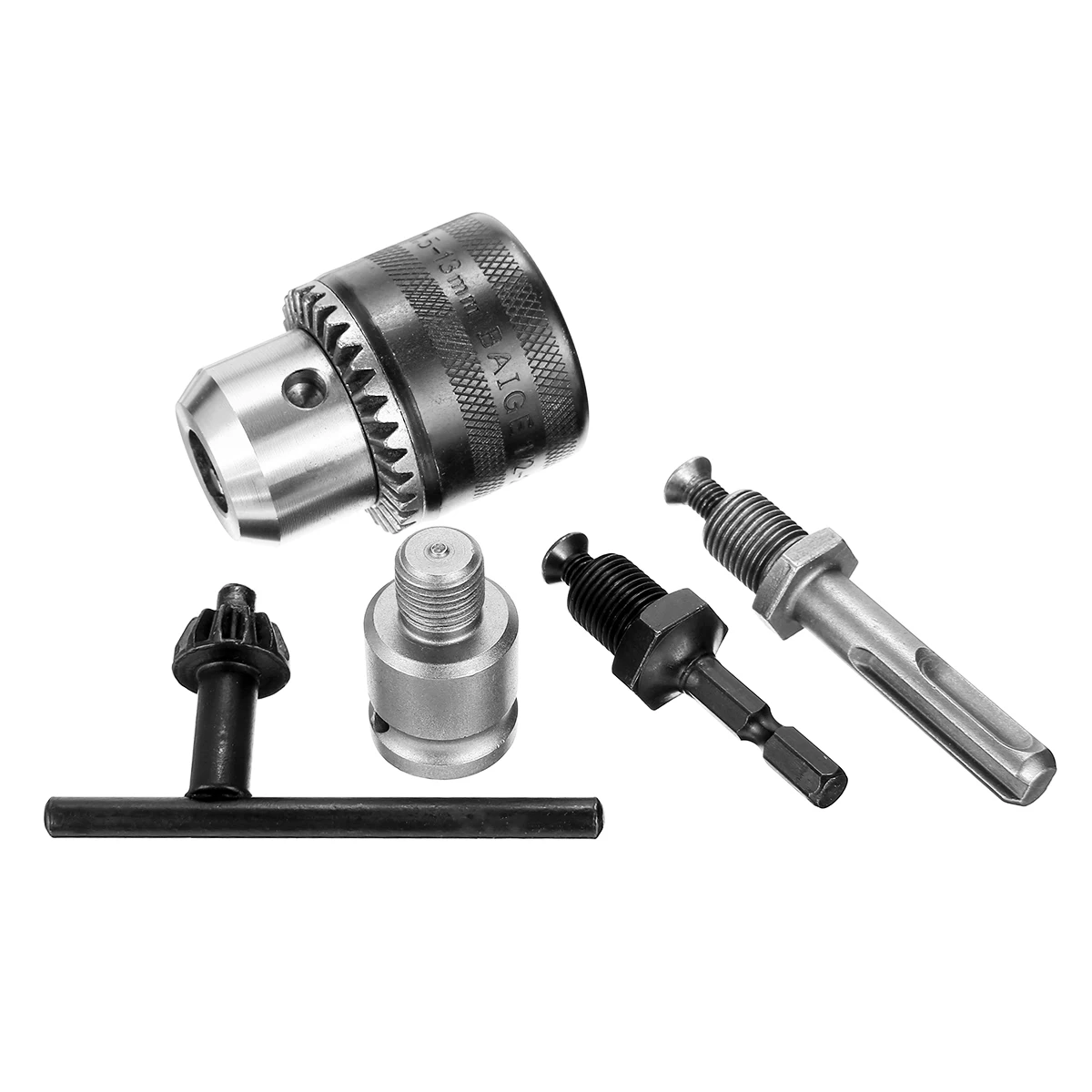 Набор патронов для сверления 13 мм 5 шт. с адаптером вала SDS и зажимным ключом Se