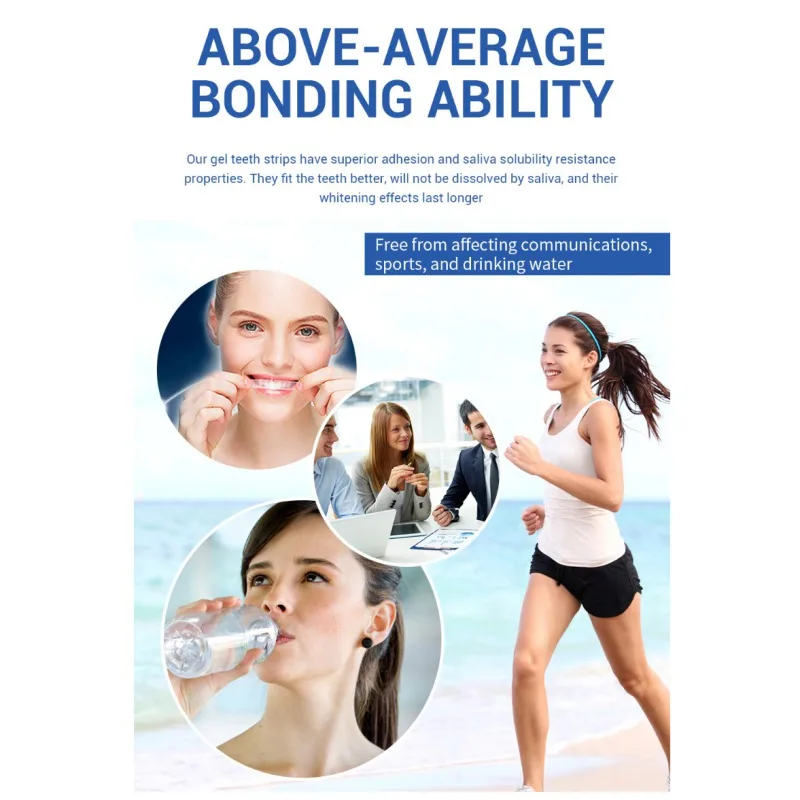 Полоски для отбеливания зубов 28 дней 1 шт. яркое отбеливание гигиена полости рта