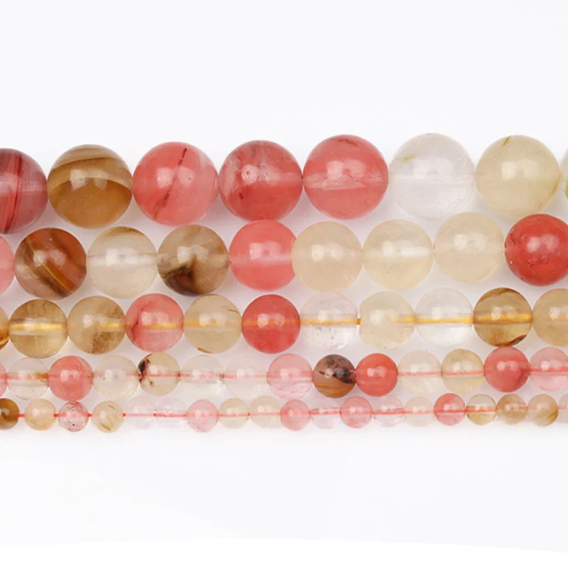 Гладкие бусины из натурального камня 15 дюймов смешанные турмалина в форме арбуза