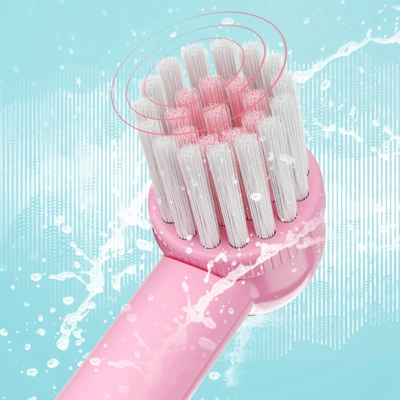 Перезаряжаемая электрическая зубная щетка для детей забота о Десне вращающаяся