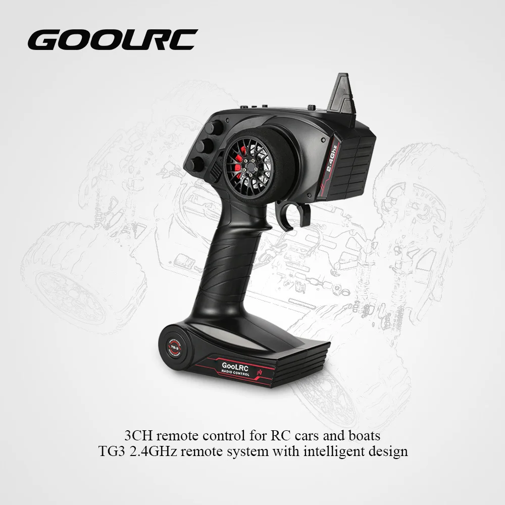 Оригинальный высококачественный передатчик GoolRC TG3 2 4G 3CH для радиоуправляемого