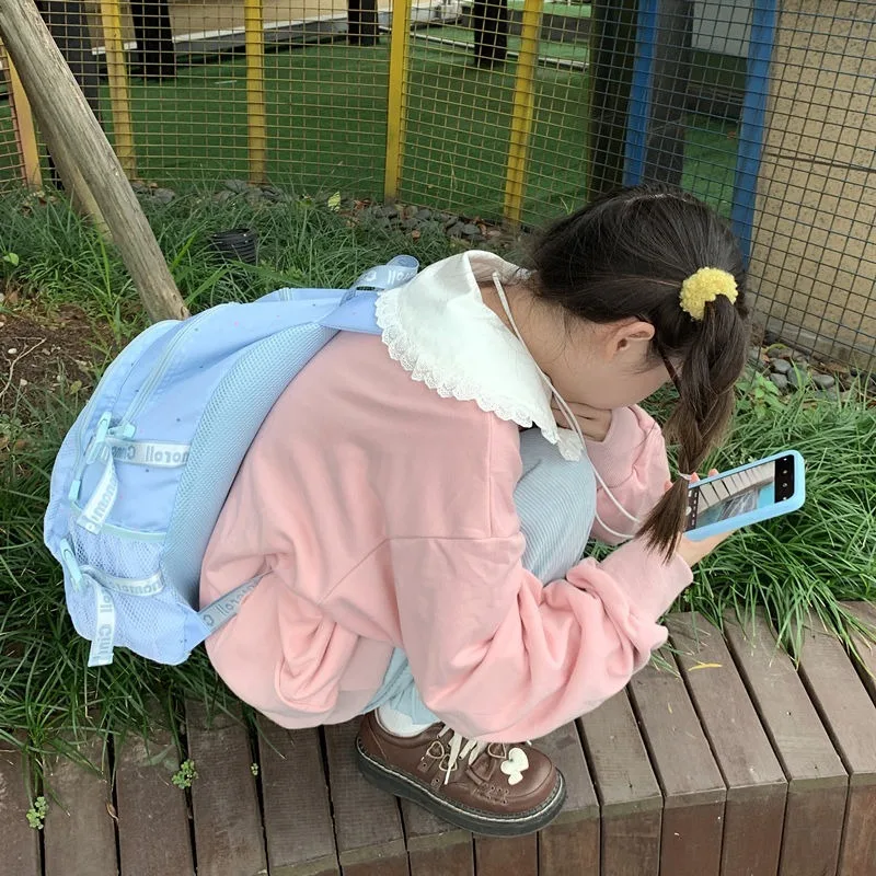 

KOSAHIKI Japanese Kawaii 2021 Women Sweatshirt Harajuku Print Hoodie Casual Ropa Mujer Peter Pan Collar Pullovers 11a039