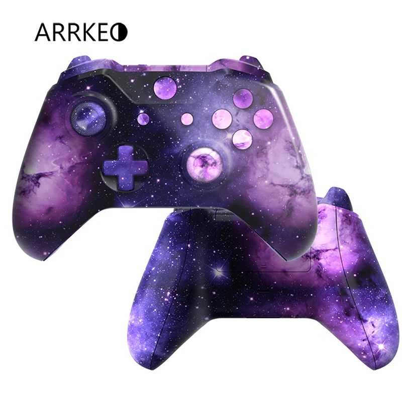 ARRKEO Milky Way Полный пользовательский замена кнопок мод комплект для Xbox One S Корпус